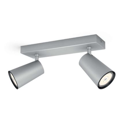 Philips - Spotlight 2xGU10/5,5W/230V