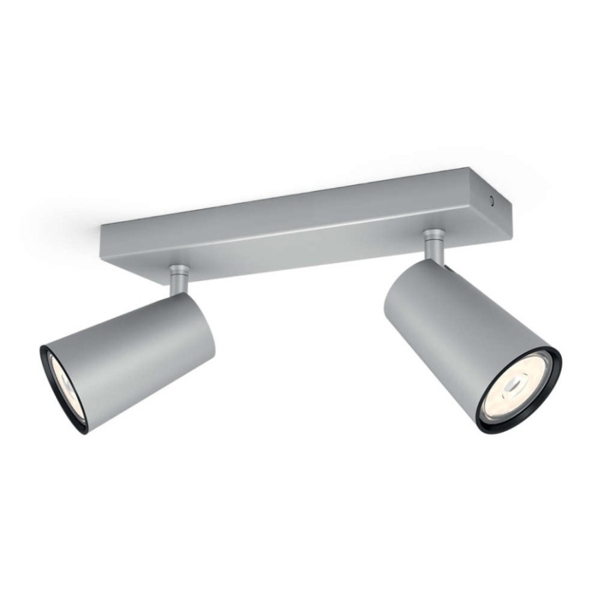 Philips - Spotlight 2xGU10/5,5W/230V