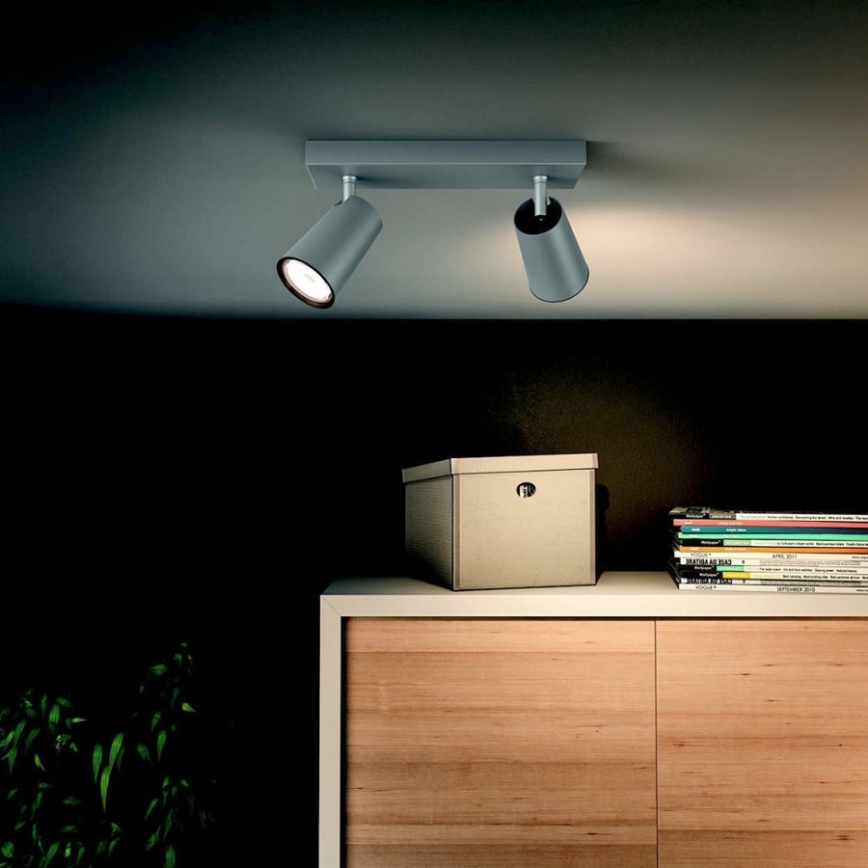 Philips - Spotlight 2xGU10/5,5W/230V