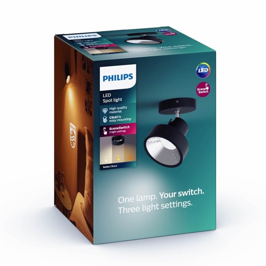 Philips 50601/30/P0 - LED Spotlight BUKKO LED/4,5W/230V