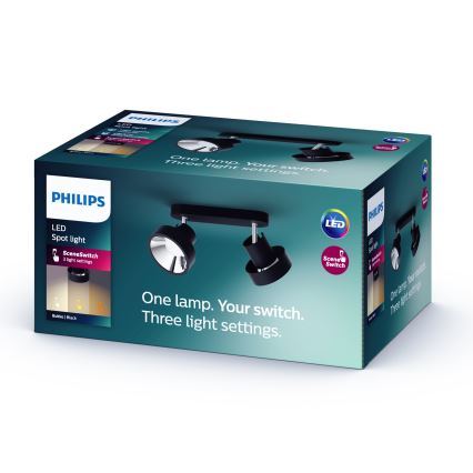 Philips 50602/30/P0 - LED Dimmable spotlight BUKKO 2xLED/4,5W/230V