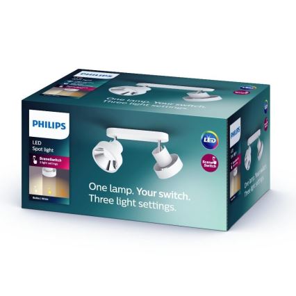 Philips 50602/31/P0 - LED Spotlight BUKKO 2xLED/4,5W/230V
