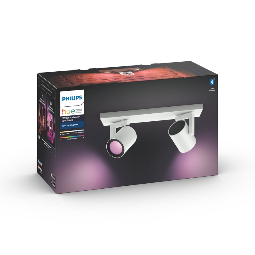 Philips 50622/31/P7 - LED Spotlight HUE ARGENA 2xGU10/5,7W/230V