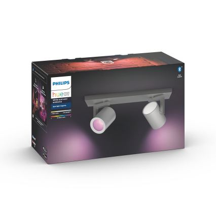 Philips 50622/48/P7 - LED Spotlight HUE ARGENA 2xGU10/5,7W/230V