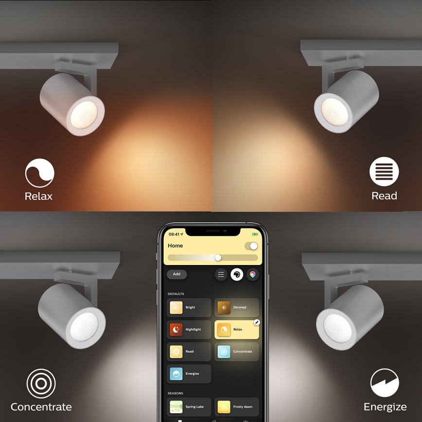 Philips 50624/48/P7 - LED Spotlight HUE ARGENA 4xGU10/5,7W/230V