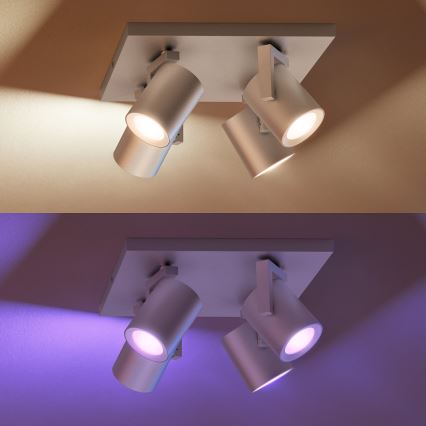 Philips 50624/48/P7 - LED Spotlight HUE ARGENA 4xGU10/5,7W/230V