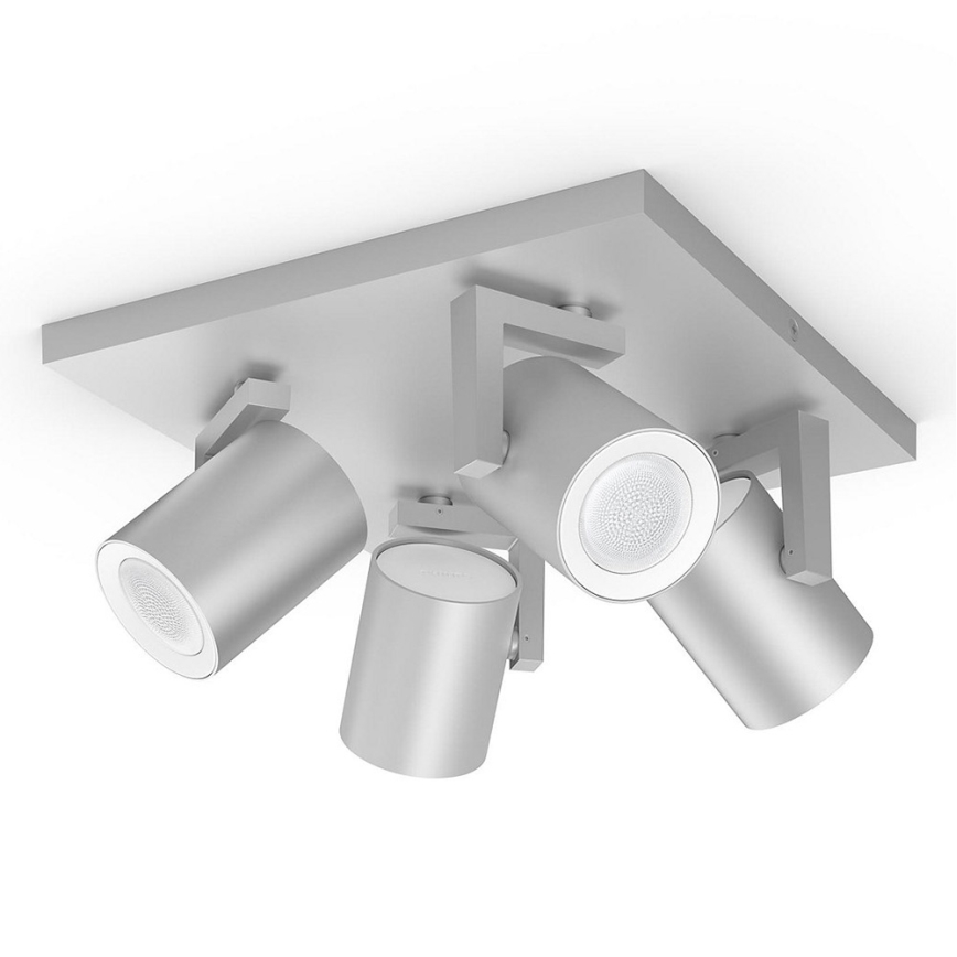 Philips 50624/48/P7 - LED Spotlight HUE ARGENA 4xGU10/5,7W/230V