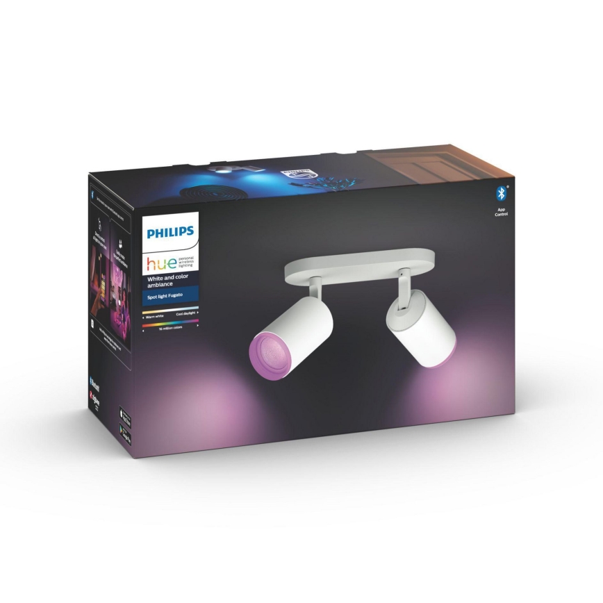 Philips 50632/31/P7 - LED Spotlight HUE FUGATO 2xGU10/5,7W/230V