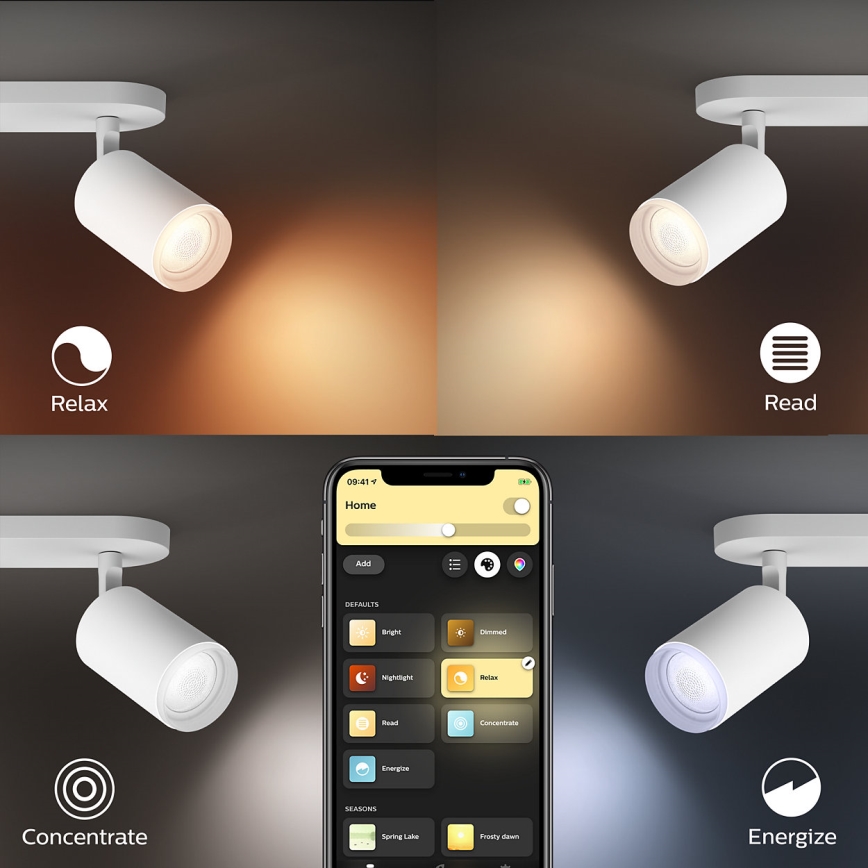 Philips 50633/31/P7 - LED Spotlight HUE FUGATO 3xGU10/5,7W/230V