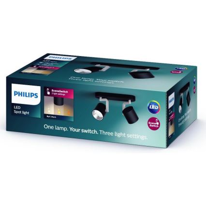 Philips - LED Dimmable spotlight 2xLED/4.5W/230V