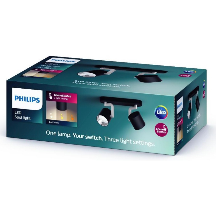 Philips - LED Dimmable spotlight 2xLED/4.5W/230V