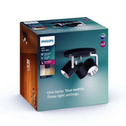 Philips - LED Dimmable spotlight 3xLED/4.5W/230V
