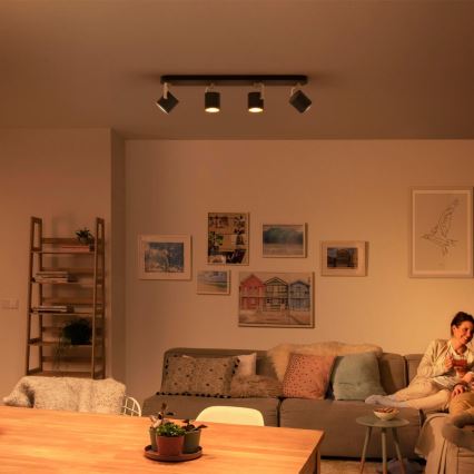 Philips - LED Dimmable spotlight 4xLED/4.5W/230V