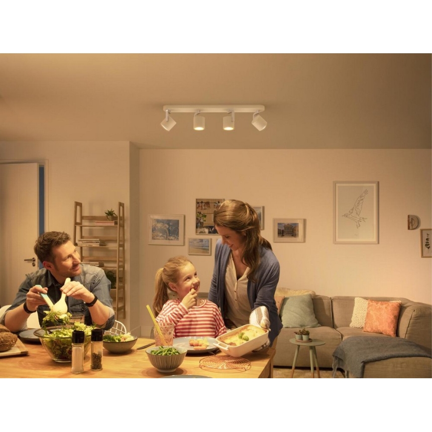 Philips - LED Dimmable spotlight 4xLED/4.5W/230V