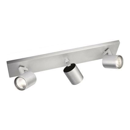 Philips - LED spotlight matte chrome 3xGU10/20W/230V