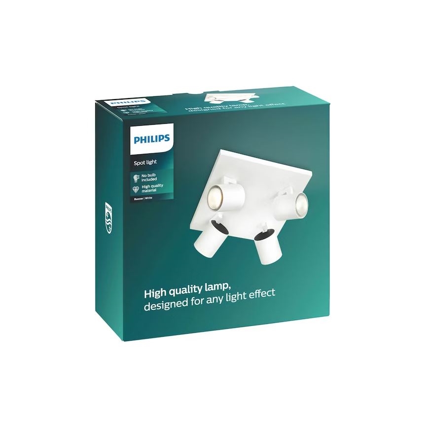 Philips - Spotlight 4xGU10/50W/230V