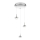 Philips 53223/11/16 - LED pendant light CYPRESS 3xLED/3W/230V