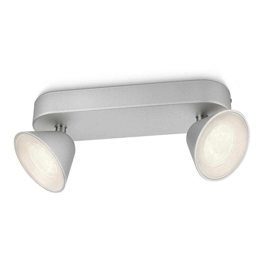Philips 53282/48/16 - LED Spotlight TWEED 2xLED/3W/230V