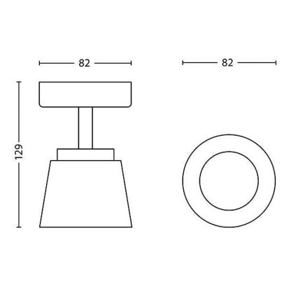 Philips - LED spotlight 1xLED/4W/230V