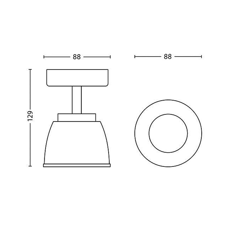 Philips - LED spotlight 1xLED/4W/230V