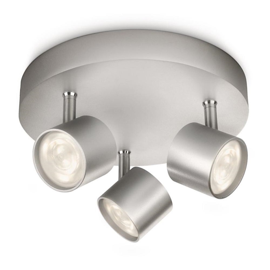 Philips 56243/48/16 - LED Dimming spotlight MYLIVING STAR 3xLED/4W/230V