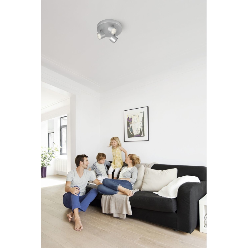 Philips 56243/48/16 - LED Dimming spotlight MYLIVING STAR 3xLED/4W/230V