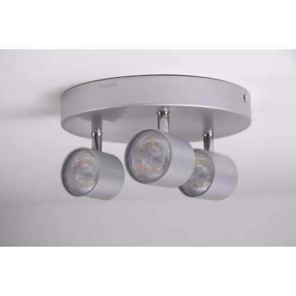 Philips 56243/48/16 - LED Dimming spotlight MYLIVING STAR 3xLED/4W/230V