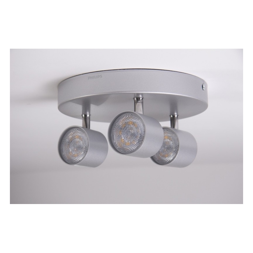 Philips 56243/48/16 - LED Dimming spotlight MYLIVING STAR 3xLED/4W/230V