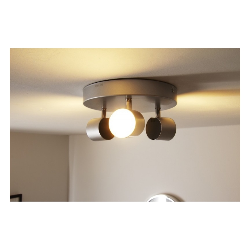 Philips 56243/48/16 - LED Dimming spotlight MYLIVING STAR 3xLED/4W/230V