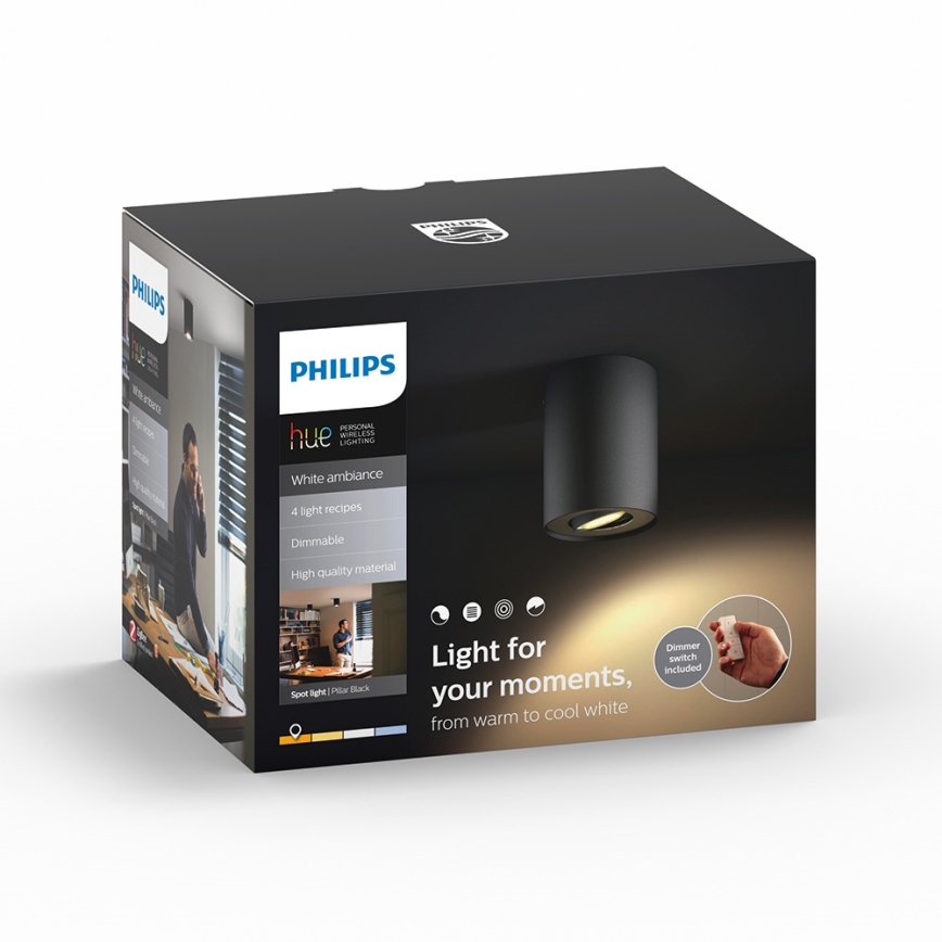Philips - LED Dimming spotlight Hue PILLAR 1xGU10/5,5W