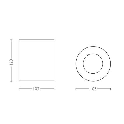 Philips - LED Dimming spotlight Hue PILLAR 1xGU10/5,5W