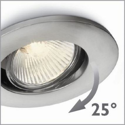 Philips 57959/17/PN - Recessed light AGENA 1xGU10/35W/230V