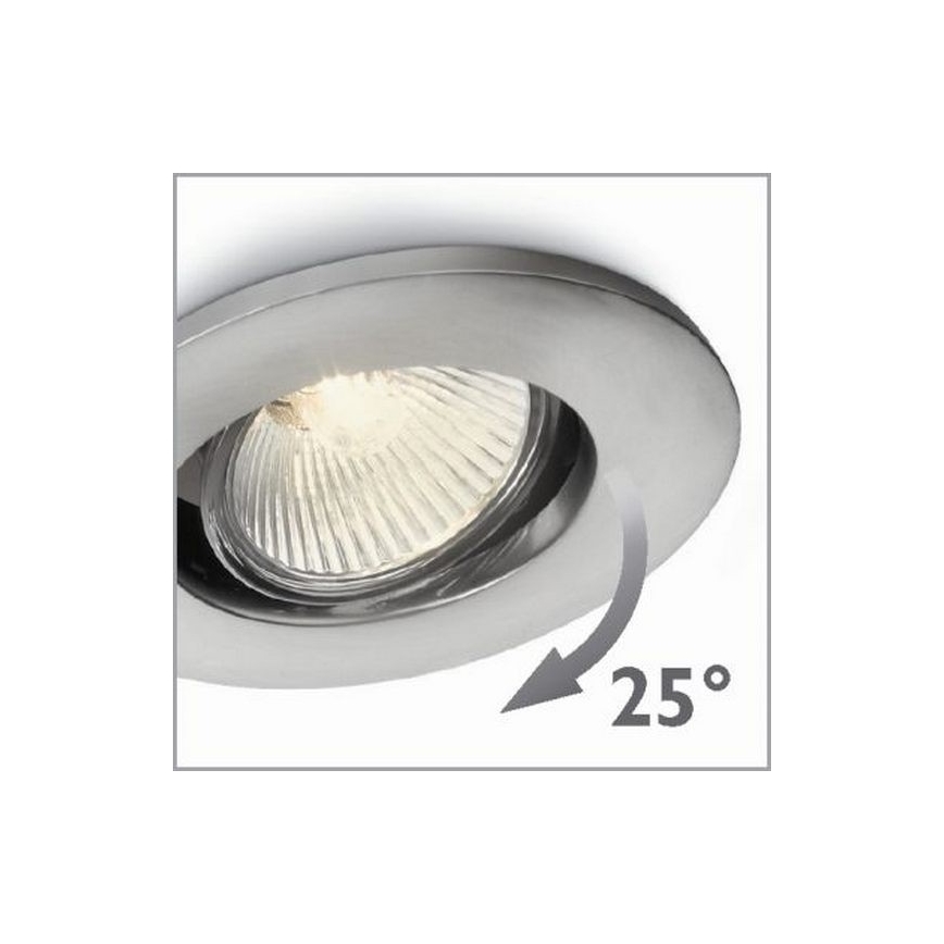 Philips 57959/17/PN - Recessed light AGENA 1xGU10/35W/230V