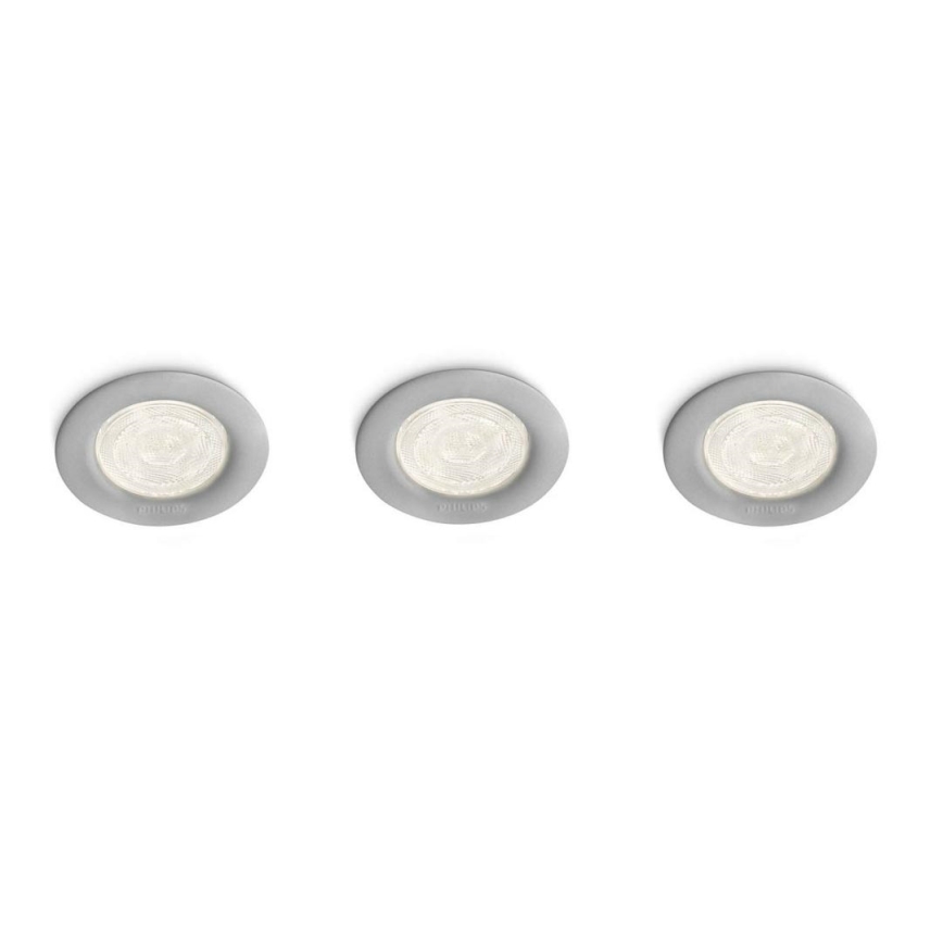 Philips 59100/87/16 - SET 3x LED recessed spotlight MYLIVING SCEPTRUM LED/3W/230V