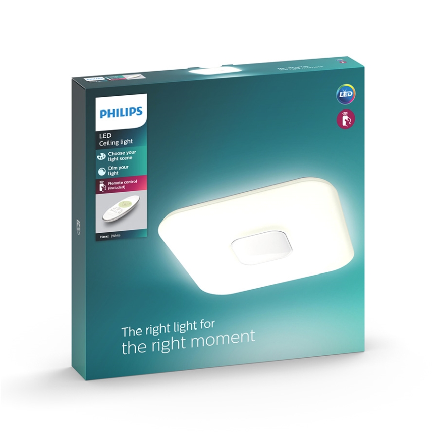 Philips - LED Dimmable ceiling light LED/75W/230V + remote control