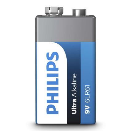 Philips 6LR61E1B/10 - Alkaline battery 6LR61 ULTRA ALKALINE 9V 600mAh