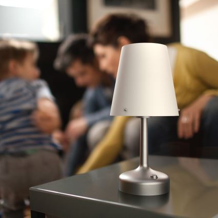 Philips 71796/48/P0 - Portable Table lamp MYLIVING LED/0,6W/3xAA