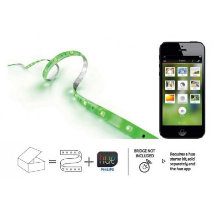 Philips - RGB LED Dimmable strip Hue LIGHTSTRIP 2m
