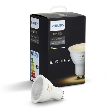LED dimming bulb RGB Philips Hue WHITE AMBIANCE 1xGU10/5,5W/230V