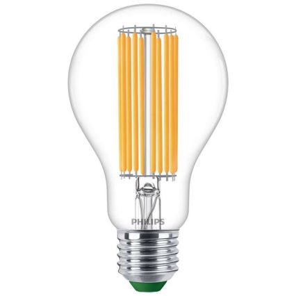 Philips A60 LED Filament Bulb E27, 5.2W, 230V, 4000K
