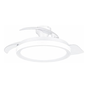 Philips - BLISS Dimmable LED Ceiling Light with Fan LED/35W/230V White + Remote Control