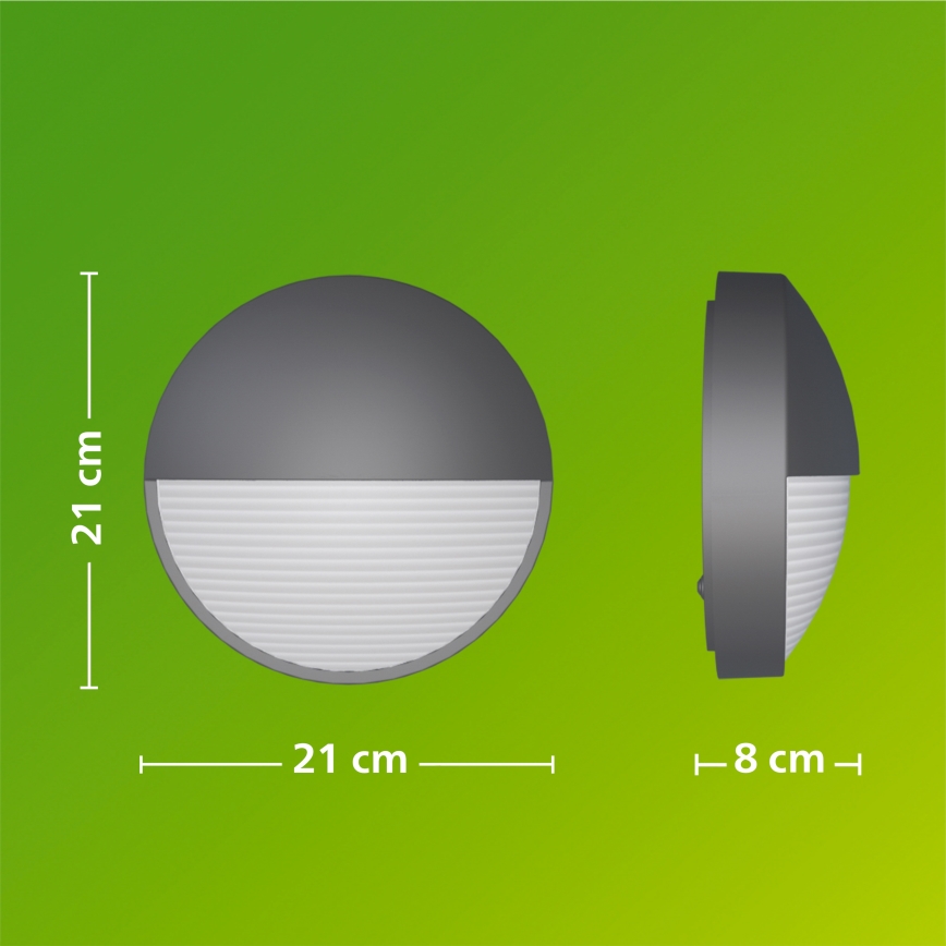 Philips - CAPRICORN LED Outdoor Wall Light LED/4,3W/230V IP44