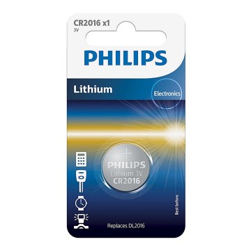 Philips CR2016/01B - Lithium button battery CR2016 MINICELLS 3V 90mAh