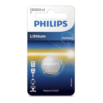 Philips CR2025/01B - Lithium battery CR2025 MINICELLS 3V 165mAh