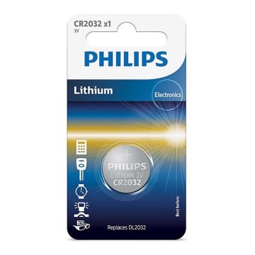 Philips CR2032/01B - Lithium button battery CR2032 MINICELLS 3V 240mAh
