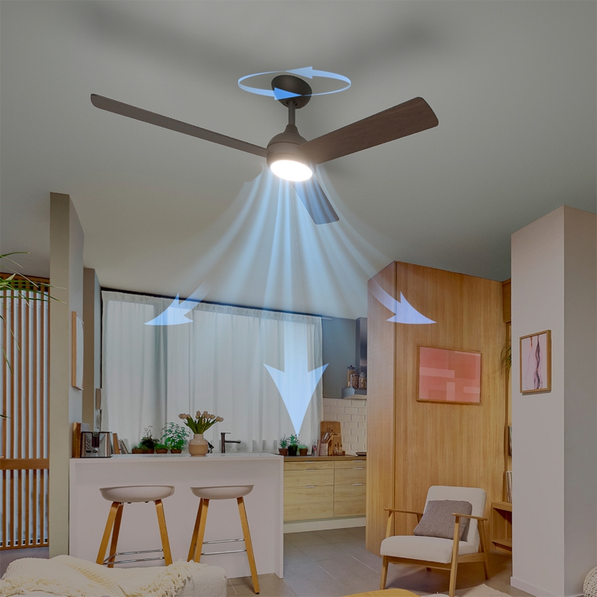 Philips - CIVX Dimmable LED Ceiling Fan LED/24W/230V + Remote Control