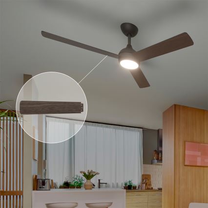 Philips - CIVX Dimmable LED Ceiling Fan LED/24W/230V + Remote Control