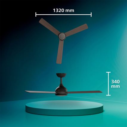 Philips - CIVX Dimmable LED Ceiling Fan LED/24W/230V + Remote Control