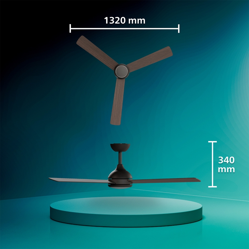 Philips - CIVX Dimmable LED Ceiling Fan LED/24W/230V + Remote Control
