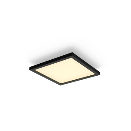Philips - Hue AURELLE LED Dimmable Ceiling Light, 19W/230V, 2200-6500K, 30x30 cm, Black